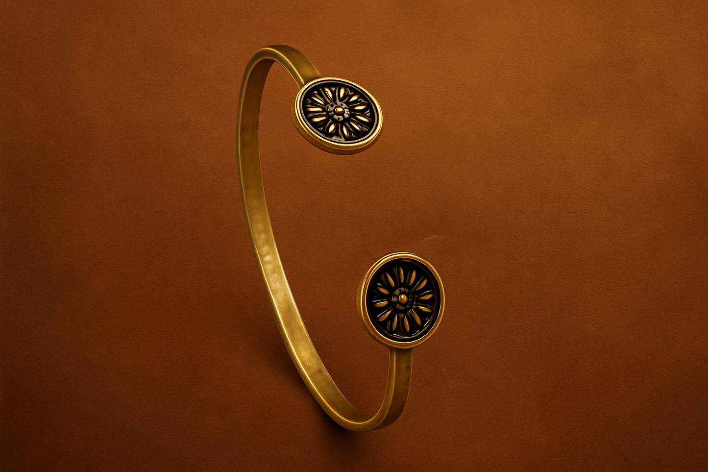 gold and black